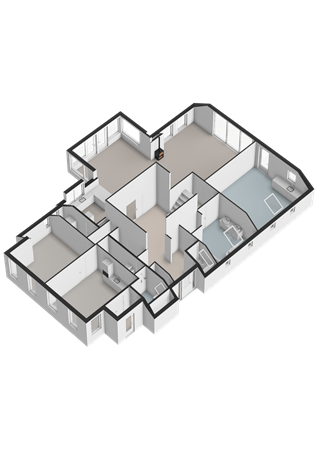 Floorplan - Dwarshaspel 5, 9354 VS Zevenhuizen